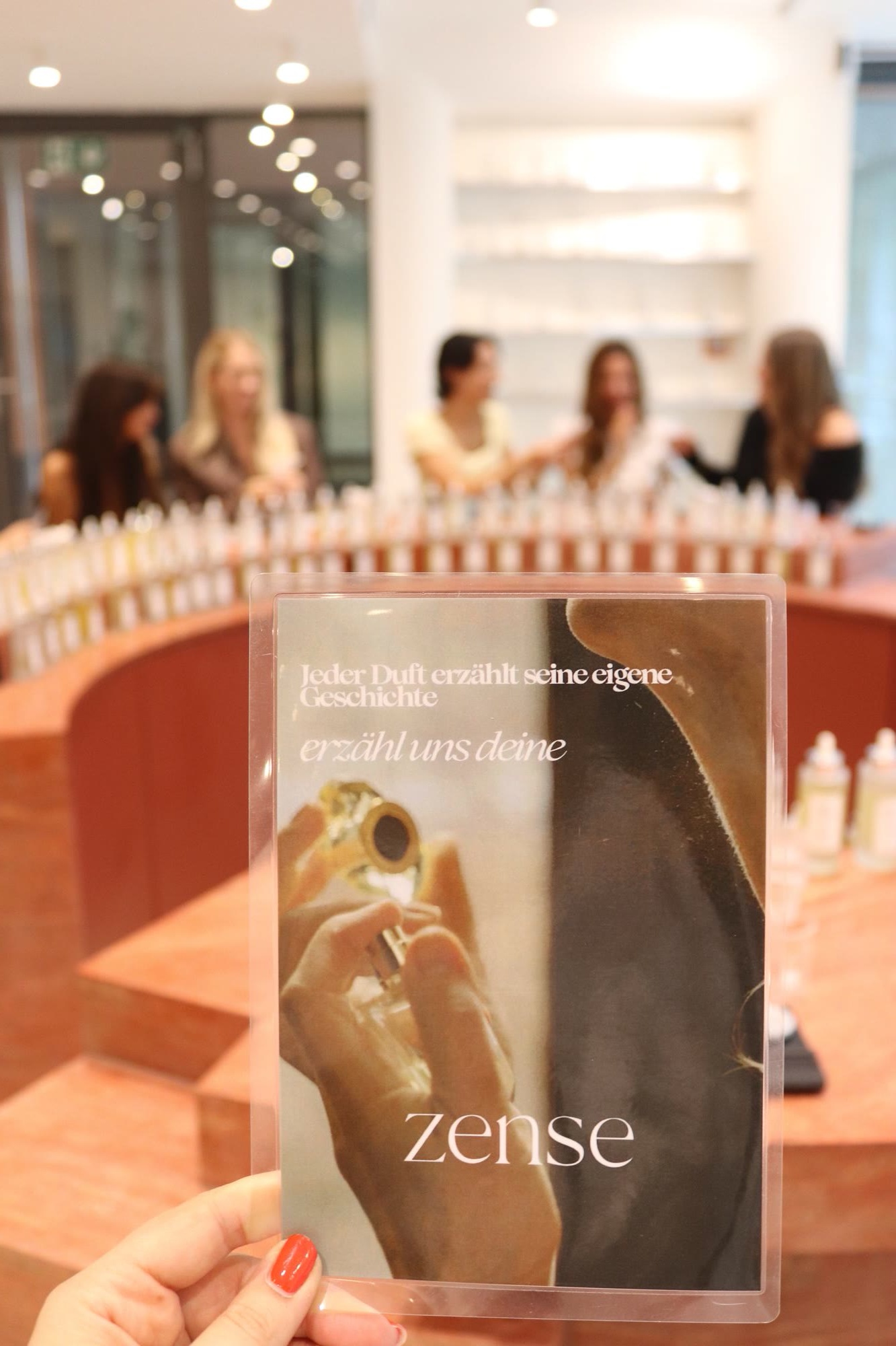 zense Karte im privaten Workshop